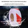 5CMx25M Shining Reflective Warning Tape Twill Left Or Right White-Red Waterproof Reflectors Truck Sticker High Vis Strip For Car