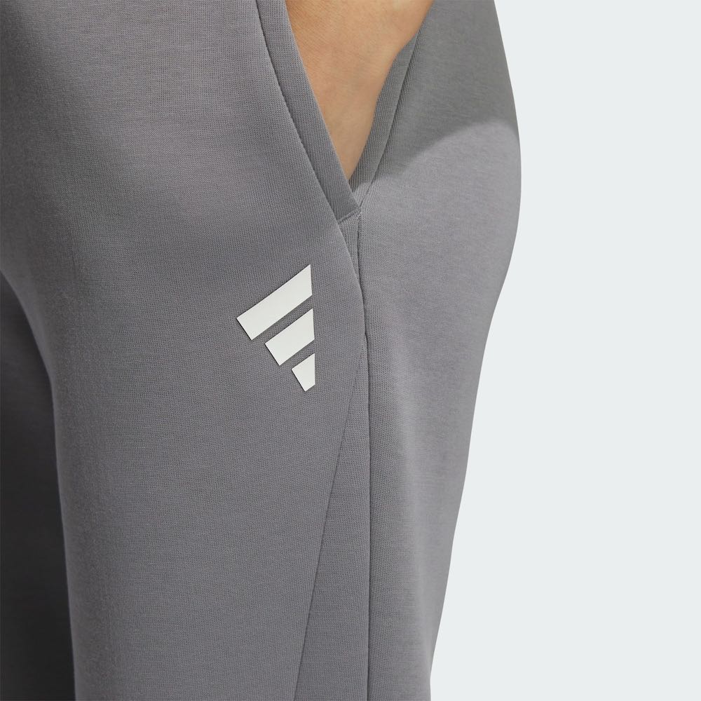 Adidas Fustl Solid Color Comfortable Fashionable Simple Slim Fit Casual Pants Women Bottoms Gray JM6227