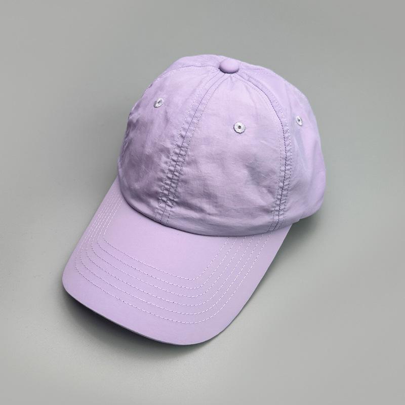 Solid Color Sports Quick-Drying Baseball Cap Men'S And Women'S Casual Sunshade Multi-Color Breathable Outdoor Cap