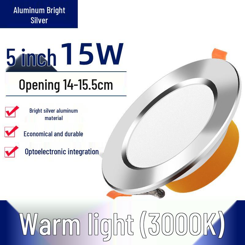 Ultra-Thin LED Recessed Ceiling Downlight for Living Room