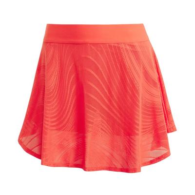 Tennis Climacool FW24 Wow Skirt Pro Series Fashion Versatile Comfortable Simple Tennis Casual Skirt Women Skirts Translucent-Red JD6092
