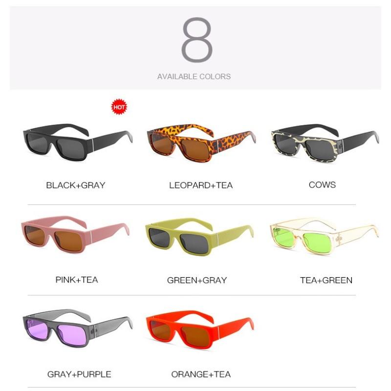 Fashion Unisex Luxury Small Sunglasses Vintage Rectangle Shades For Women UV400 Protection