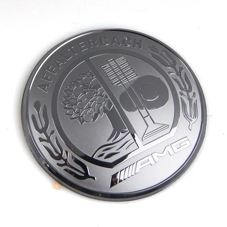 52mm 57mm Solide 3D & Flache Stern Apfelbaum Abzeichen Nickel Auto Emblem für Mercedes Benz AMG Lenkrad Mittel Logo Silber Gold