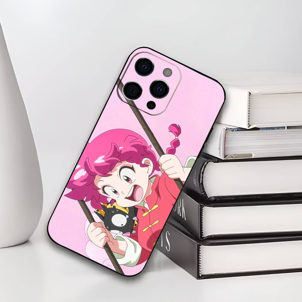R-Ranma1 2 Phone Case For iPhone 17,16,15,14,13,12,11 Plus,Pro Max,XS,Soft Black Cover