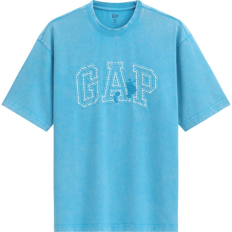 GAP x TVB Collaboration Unisex Loose Fit Cotton T-shirt 889698 L 4140₽