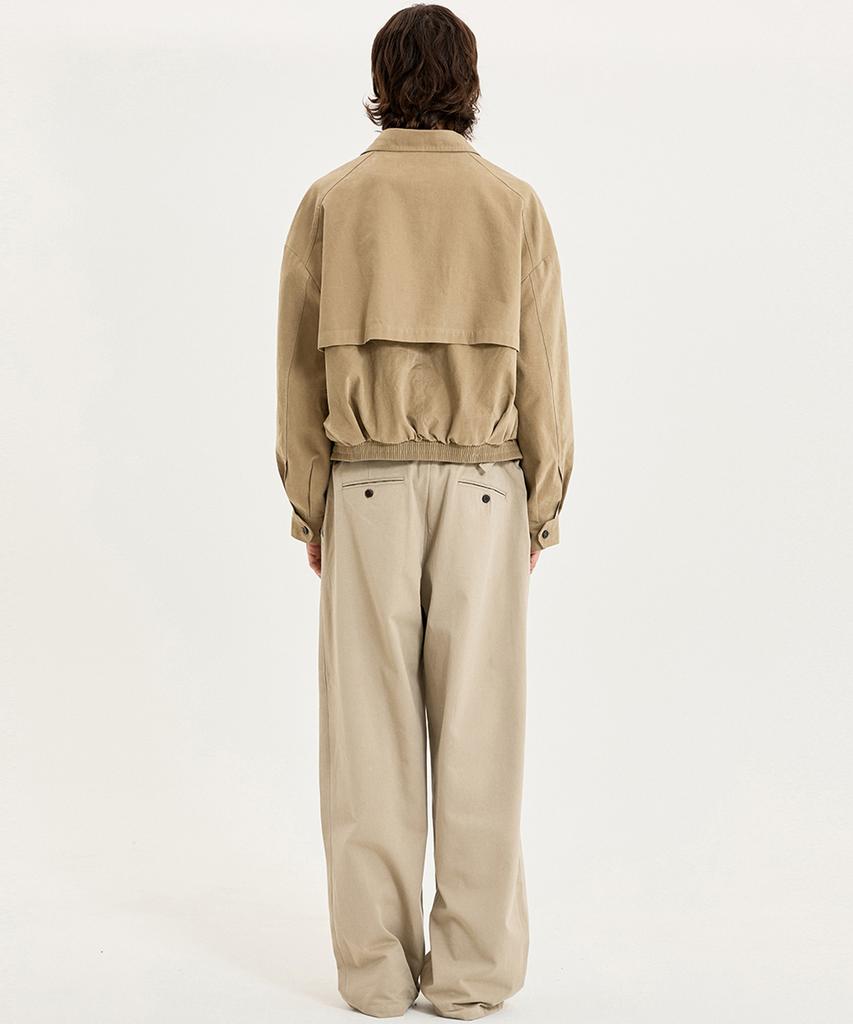 Then Our Trench Blouson Jacket (Beige)
