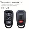 Silicone 3+1 Buttons Car Remote Key Case Shell Fob Cover for Kia Sorento Soul Carens Hyundai Tucson Sonata Santa FE Carens
