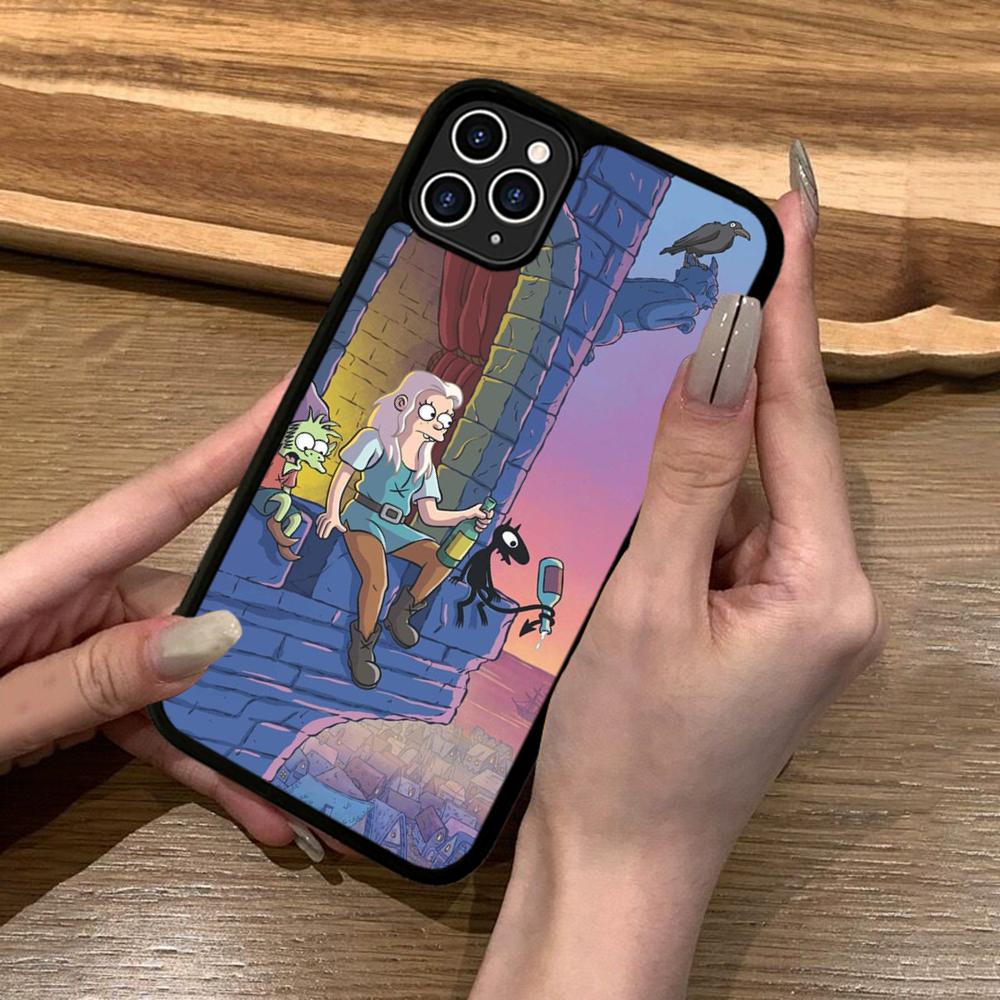 Anime D-Disenchantments Luci Phone Case Silicone PC+TPU For For IPhone 11 12 13 14 15 16 Plus Pro Max Cover iPhone 11Pro Max