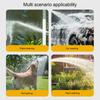 Battery Powered Sprayer Rechargeable Portable Electric Water Pressure Car Washer with 12L Foldable Water Tank for Home Garden