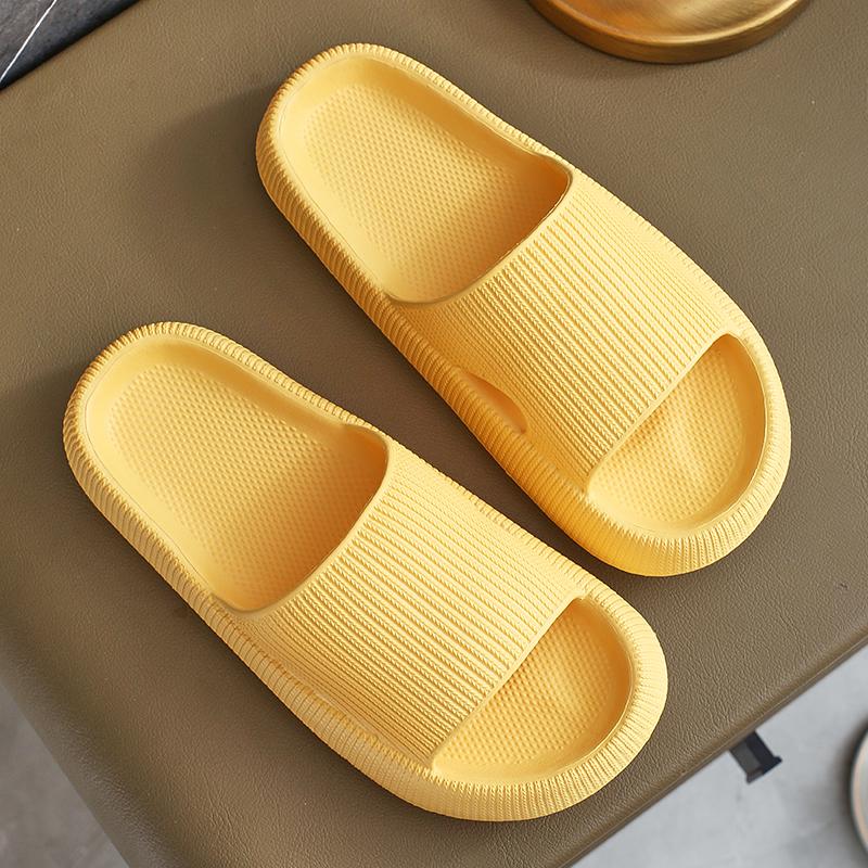 Módní Smile Pop Domácí pantofle pro muže Protiskluzové Koupelnové sprchové pantofle Jednoduchý styl Venkovní Prodyšné Platformové sandály Dámské