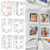 10PCS Multiple Pockets A4 Kpop Photocard  Binder Transparent Multiple Pockets Sleeve  Card