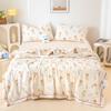 Cartoon Candy Rainbow Pattern Summer Cooling Quilt Skin-friendly Breathable Textured Air Conditioning Quilt for Kids Teens Girls