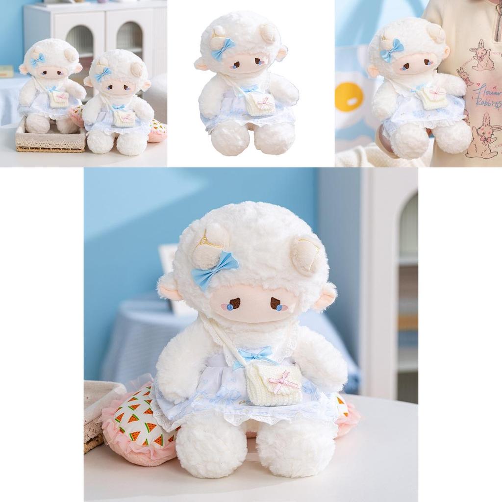 Puff Pao Sheep Plush Backpack Soft Toy For Kids And Teens