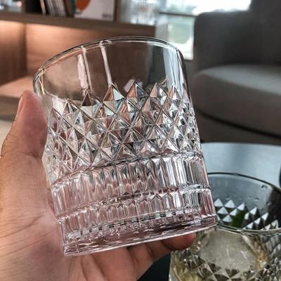 330ml Vintage Cup Transparent Crystal Glass Whiskey Cup Brandy European Style Wine Glasses Cups  Cups Drinking Glass