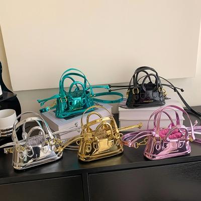 Dámská kabelka mini crossbody kabelka kabelka je k dispozici s nezbedným popruhem a horní rukojetí, mini kožená taška přes rameno