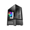 Mars Gaming Mc-se2 Gaming Microatx Gehäuse Temperglas Frgb 120mm Lüfter Dual Chamber Schwarz