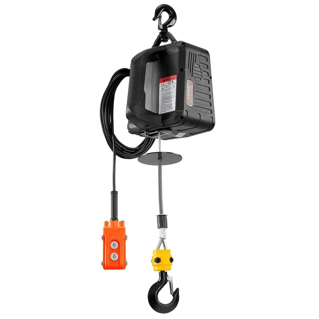 3-in-1 Tragbares Elektrisches Hebezeug Winde 499 kg Kabelgebundene/Kabellose Fernbedienung