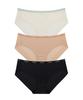 Wondeobeula [3Pack] Two-Tone Hem Panties