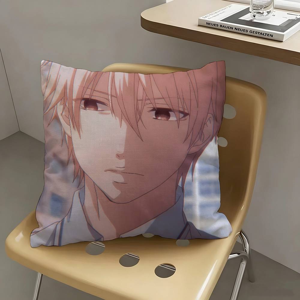 1pc Anime Kono Oto Tomare Character Pillow Case Fashion Square Pillowcase Bedroom Sofa Room Ins Decoration Leisure