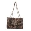 Women's Handbag 2025 New Clutch Bag, European and American Fashion Leopard Print Simple Small Square Bag, Personalized and Beautiful Shoulder Bag