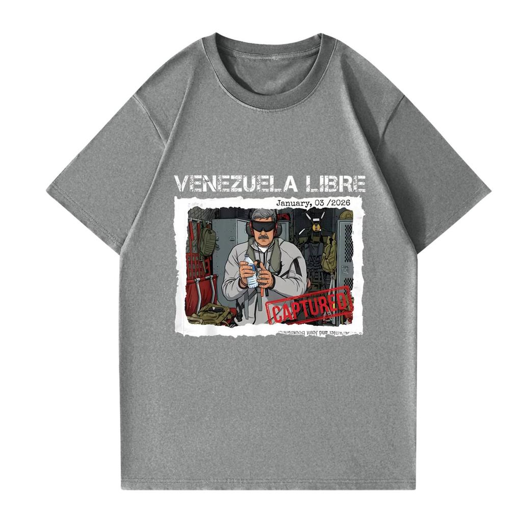 Modisches rundhalsiges lässiges bedrucktes kurzärmeliges T-Shirt Top für Damen und Herren