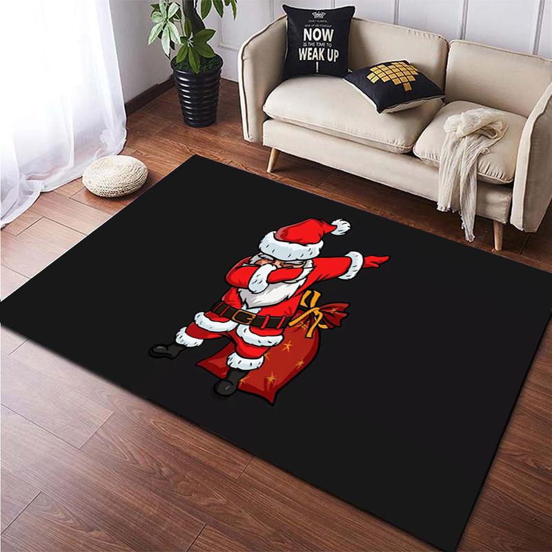 Christmas HD Printed Area Large Rug ,Carpet for Living Room Bedroom Sofa Decoration, Non-slip Floor Mats Dropshipping Alfombras