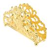 Desk Napkin Holder Gold Iron Art Standing Napkin Organizer Stand for Hotel Restaurant Home Dining