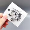 Zinc Zinc Alloy Hollow Horse Brooch Simple Animal Horse Brooch Creative Zodiac Horse Pin  Coat