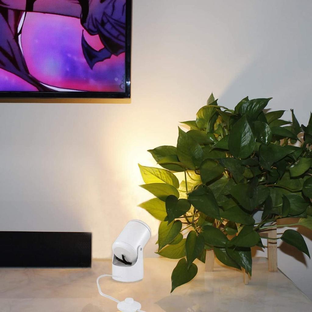 STGGTS 7W Dimmable Spotlight with Remote Control, Outlet Type, Foot Switch, and Adjustable Angle for Indoor Use, Wall, Ceiling, Exhibition,