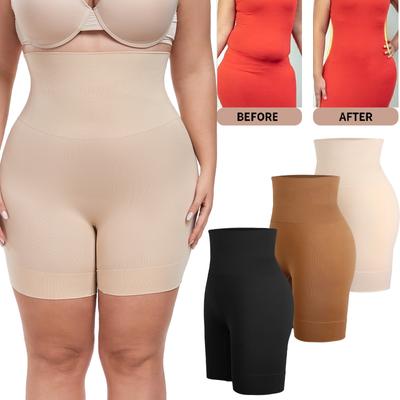Women Control Panties Plus Size Tummy Control Shaping Shorts Slimming Waist Underwear Shaper Butt Lifter Bodyshaper