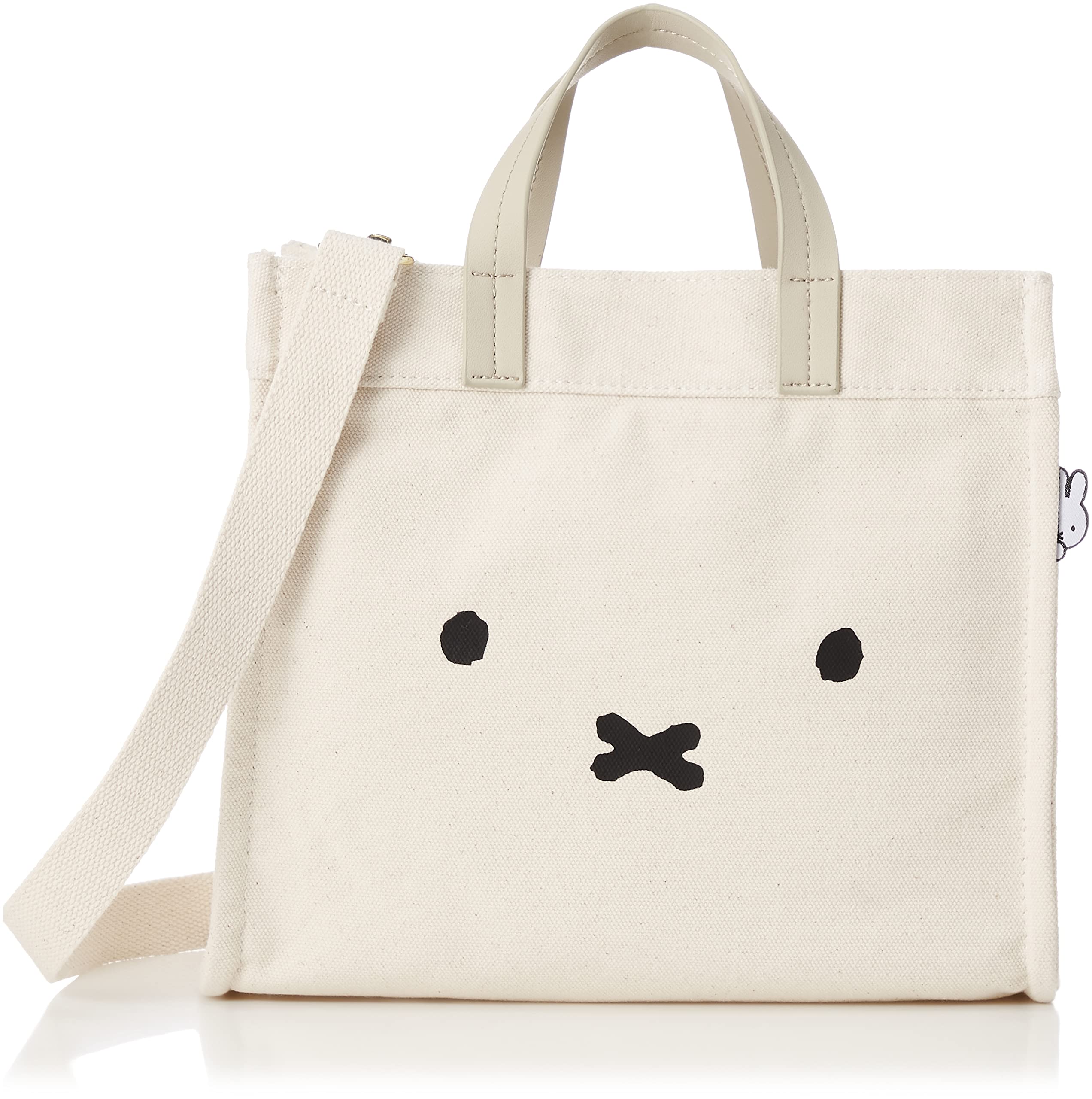 

tote size B99 face natural [Hapitas] 2-way bag, handbag, M, HAP6033, miffy, women s,