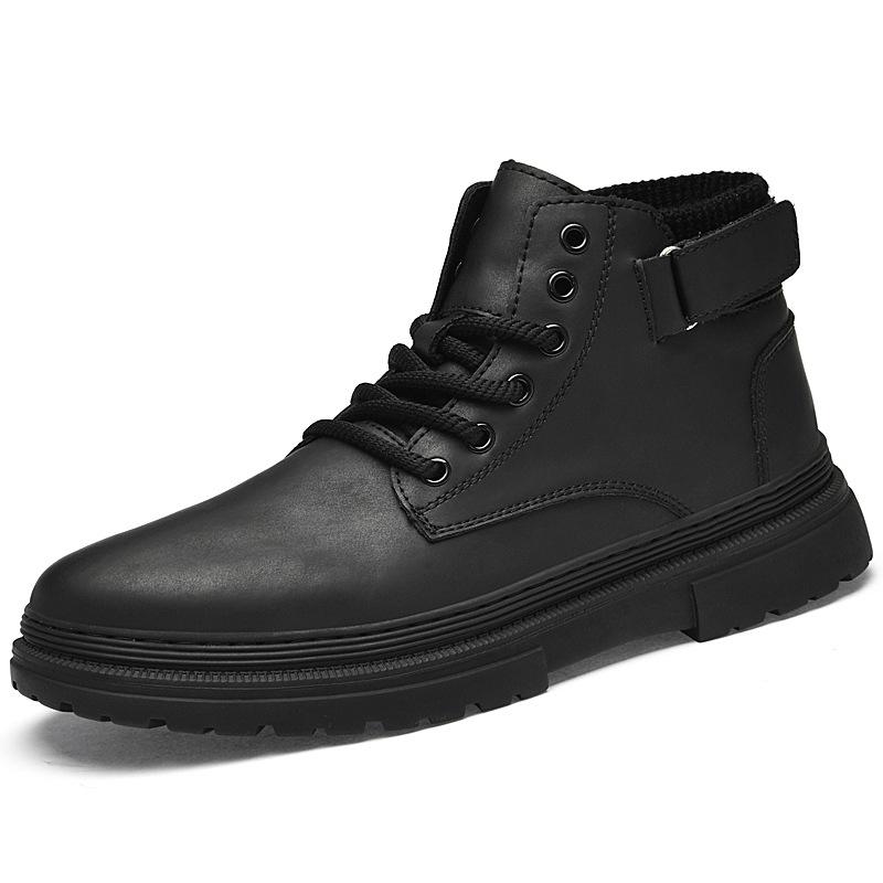 Bumblebee Martin High-Top Winter Men s Retro Casual Boots - Trendy Thick-Soled British Style 41