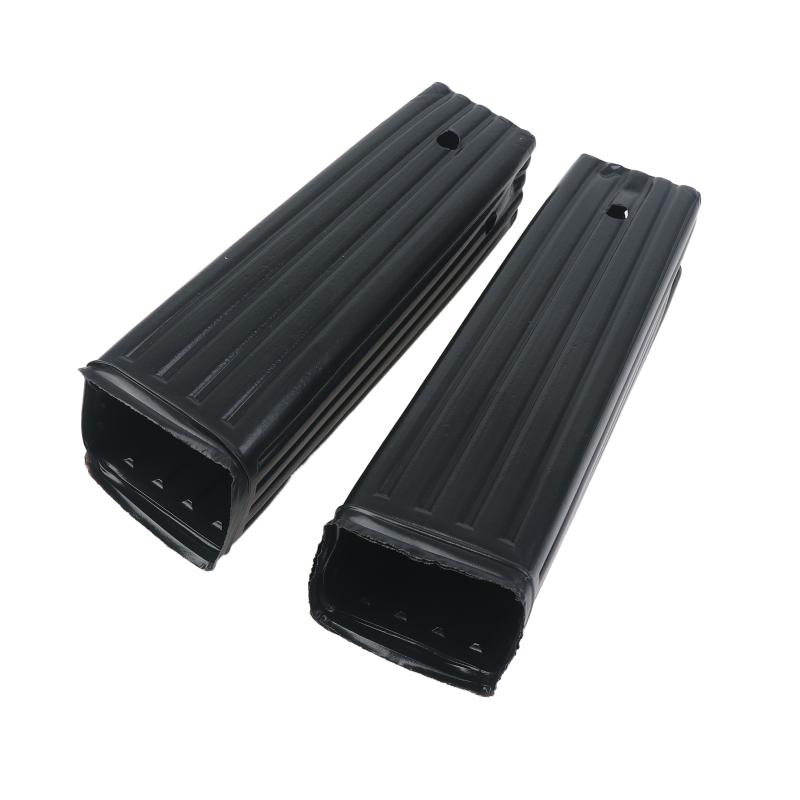 20Pcs Plastic Deep Nursery Pots Treepots With Ventilation And Drainage Black Square Seed Starting Pots Flower Plant Containers