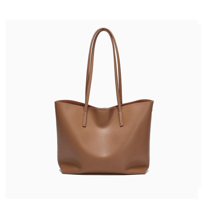 Geantă nouă pentru navetă de toamnă și iarnă Geantă tote de mare capacitate Geantă de umăr pentru femei din piele de vacă