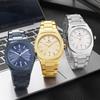 Leuchtende personalisierte Zifferblatt Textur Mode Herrenuhr Neue Quarz Trendy Herrenuhr