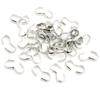 8*4 13*6.5mm 100pcs/lot  6 Colors Pendant Necklace Buckle Clasp Connectors Bangle Bracelet For Cameo Jewelry Accessories for DIY