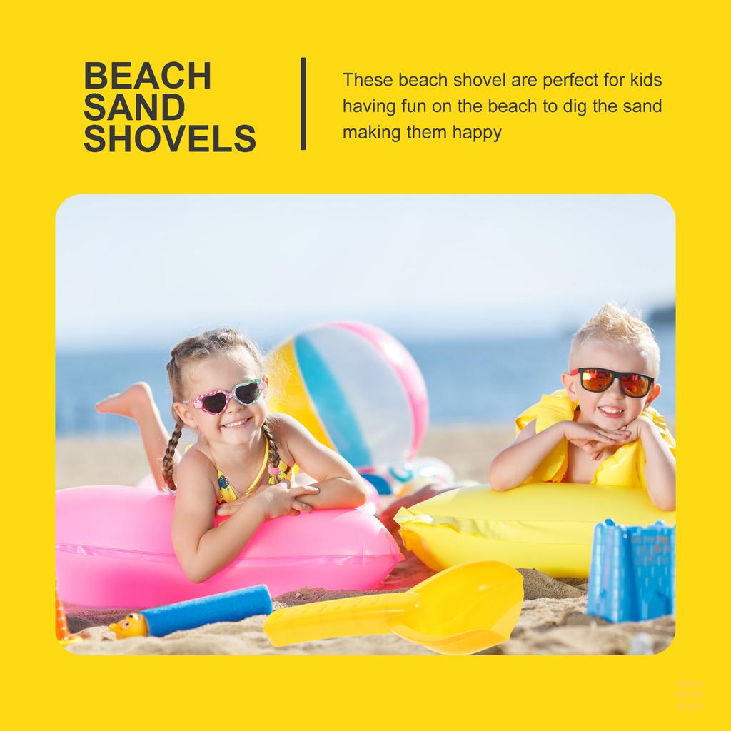 Children's Small Beach Shovels for Kids Outdoor Toddler Toys Sand 6-10 Sandbox Digging Ages 4-8