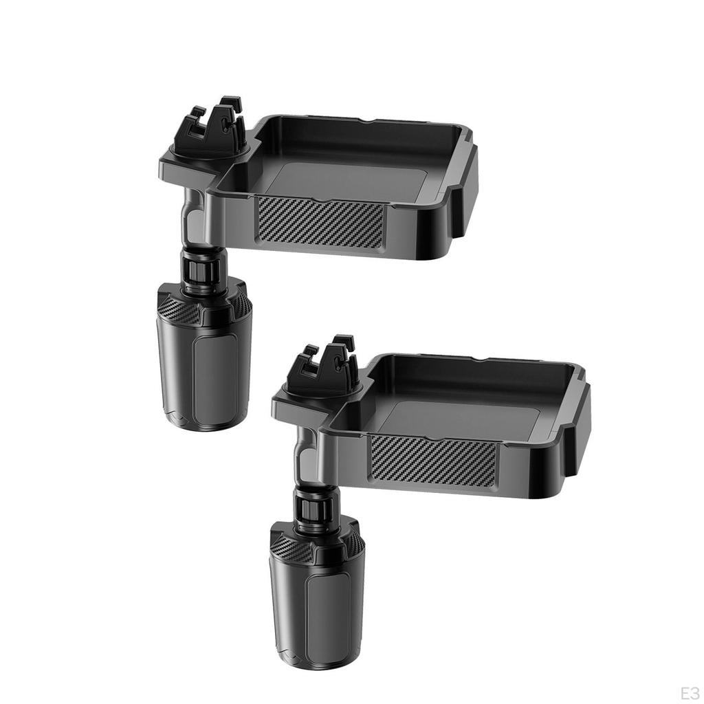 Car Cup Holder Tray Food for Eating, Accessories Adjustable Rotating