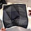 Fashion Square Fashion Foreign Style Small Silk Scarf Women'S Headband Decorative Scarf Dual-Purpose Small Square Scarf New Scarf