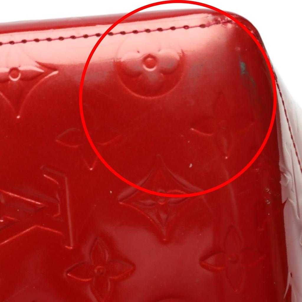 LOUIS VUITTON Vernis Belvee PM Handbag Vernis Pomdamul Women M93583 Used