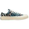 le FLEUR* x Converse Chuck 70 Round-toe comfortable breathable low-top canvas shoes unisex black and blue