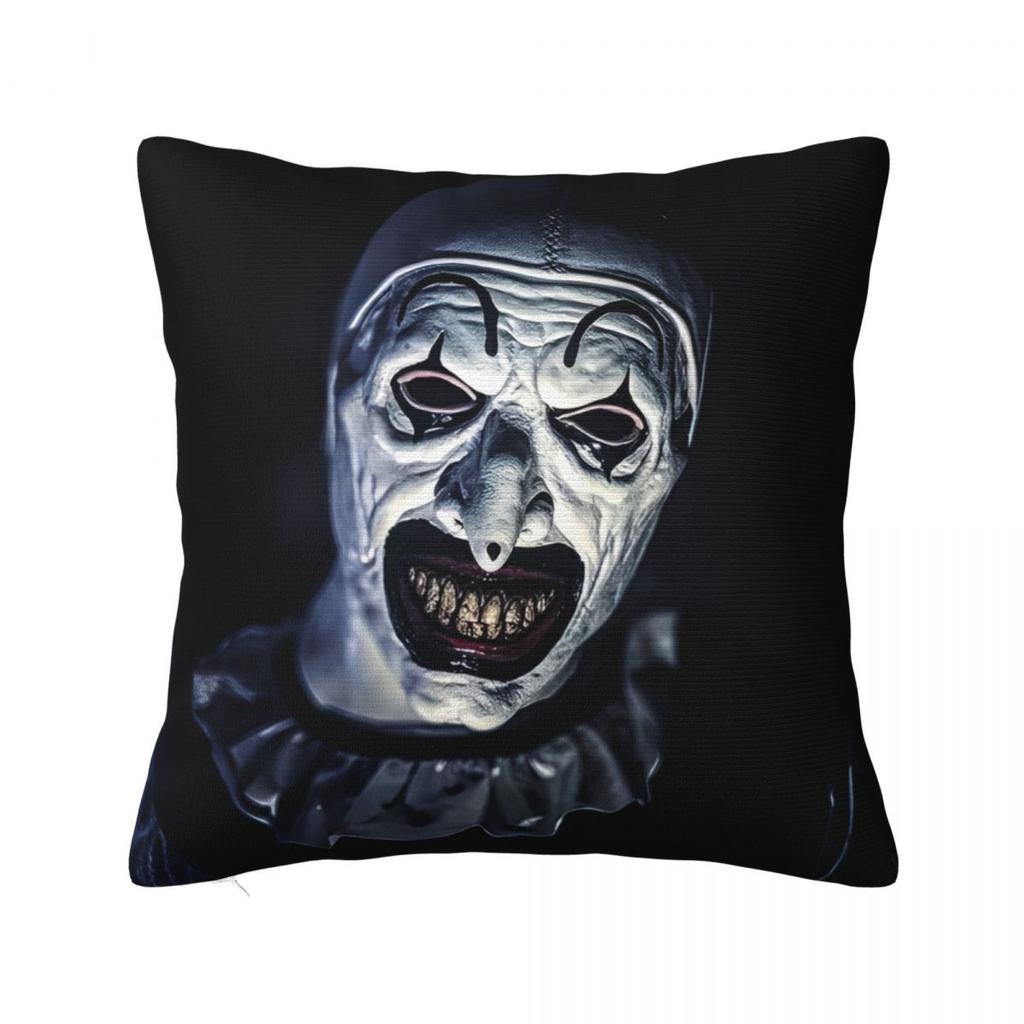 Pillow Cover Film Funny TTerrifier Horror Cushion Cover Novelty Pillow Case For Chair Sofa Home Decoration Pillowcases