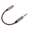 4.4mm Balanced Male to 3.5mm Stereo Female Headphone Cable Gold Plated Portable Headphone Adapter Cable for Music Lovers