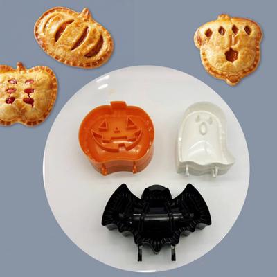 Yousheng Pressa per Pasta Stampo per Torta Tasca Zucca Vacanza Fantasma Pipistrello Forma Frutta Stampino per Biscotti Taglierino per Torta a Mano da Festa Decorazione per Torta Pudding