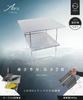 ZEN Camps Air-2 Table, Outdoor Table for Solo Camping, Compact, Foldable Aluminum, Ultra-Lightweight, 566g (Silver)