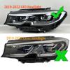 DRL LED Boards for BMW 3 Series G20 G21 - 320i 330i Adaptive Headlight Daytime Running Light Angel Eyes Lemon Yellow