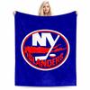Hockey Team NY Logo Design for all seasons blanket lunch break throw gift