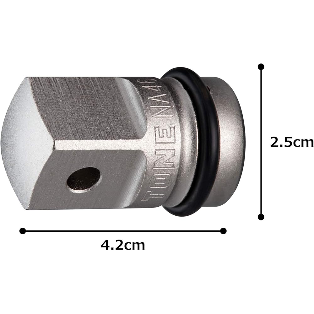 TONE HPNA46 Impact Socket Adapter 12.7mm (1/2 inch) & 19.0mm (3/4 inch) Durable Tool Accessory