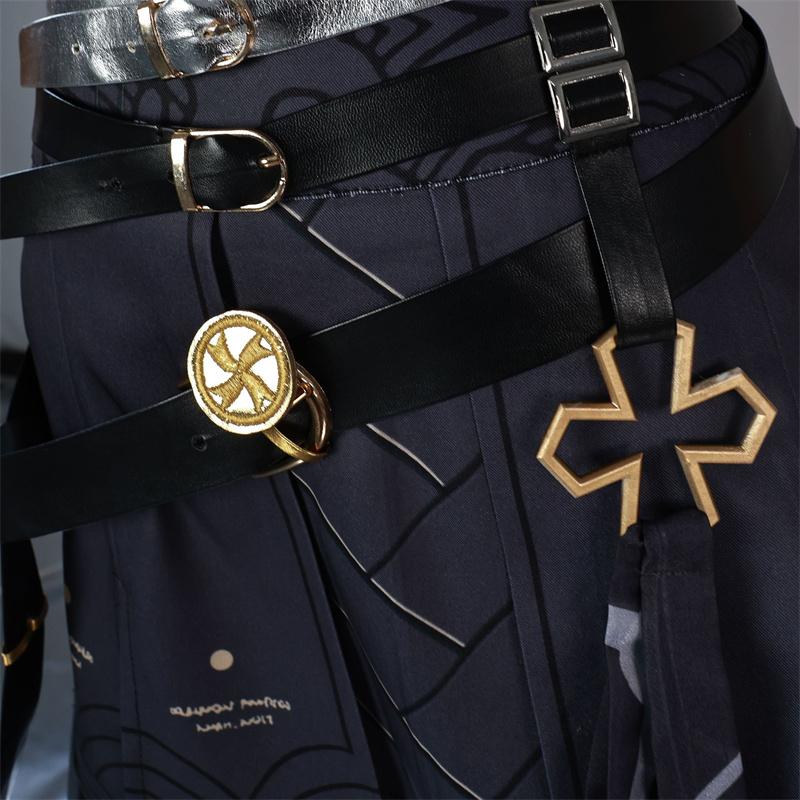 Game Wuthering Waves Sanhua Cosplay Costume Jinzhou Snow Waltz Sanhua Dress Women Halloween Party Outfit