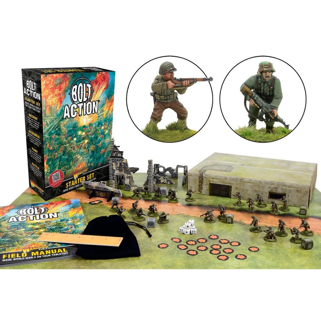 Warlord Action Bolt Action Set Assembly Kit WLG401510006 Games/Bolt 1/56 Beginner's (Military)